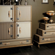 Illustration for article titled Retrotastic Furniture Made from Amazing Old Suitcases and Trunks